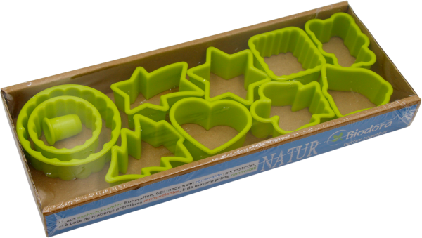 Lékué Keksausstecher In Tannenform – Grüner Ausstecher Für Weihnachtsplätzchen, 27x23,5x1,5 Cm, Ideal Für Winter-Backaktionen